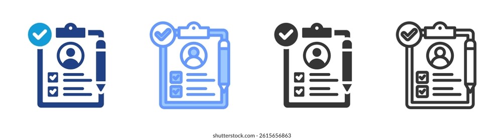Register icon set multiple style collection