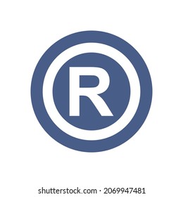 register icon , trademark icon vector