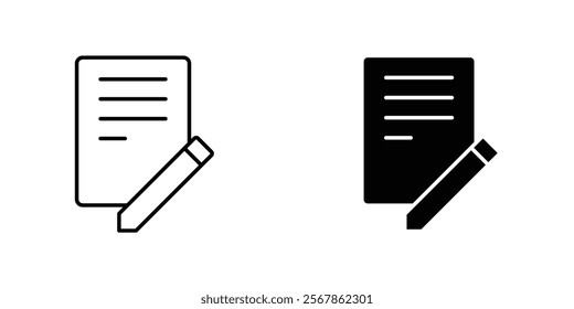 Register icons collection in Filled flat and thin line style.