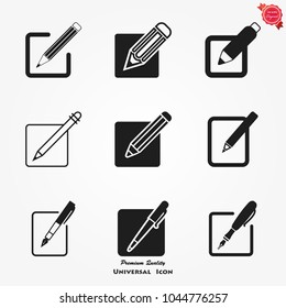 Register icons vector