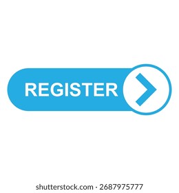 vetor do ícone do botão registrar logon na web