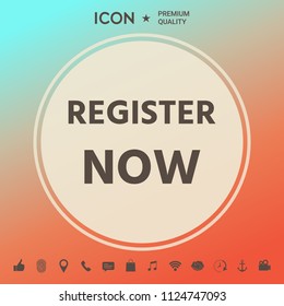 Register now button