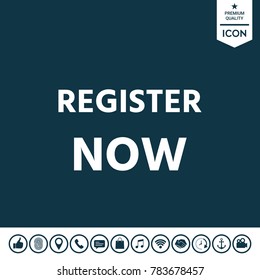 Register now button