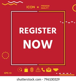 Register now button