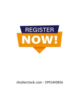 Regístrate ahora. Icono. Gráficos vectoriales