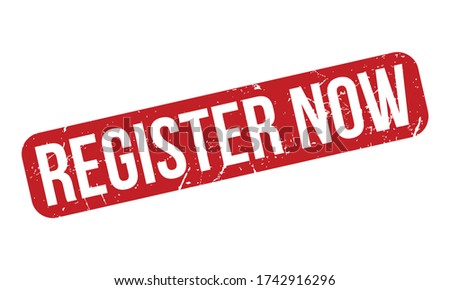 Register Now Rubber Stamp. Red Register Now Rubber Grunge Stamp Seal Vector Illustration - Vector