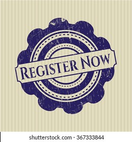 Register Now rubber texture