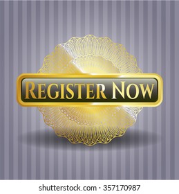 Register Now shiny emblem