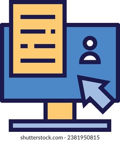 register online icon vector. register online sign
