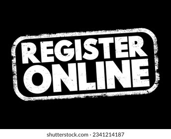 Registrar marca de texto en línea, fondo de concepto