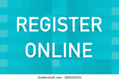 Registrar comillas de texto en línea, fondo de concepto. Fondo del vector