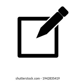 ilustración de vector de icono de esquema de registro