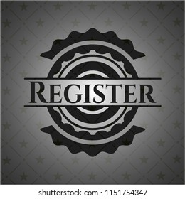 Register realistic dark emblem