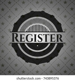 Register realistic dark emblem