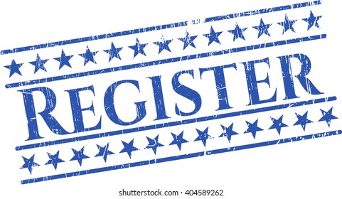 Registro del sello de goma