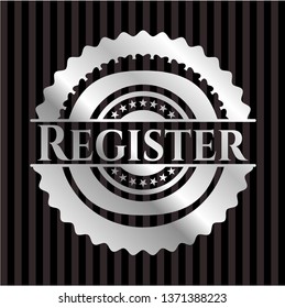 Register silver badge or emblem