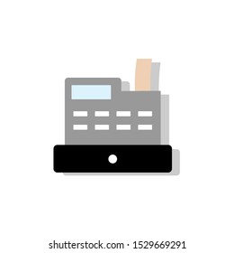 Сash register symbol icon. Mobile concept and web design