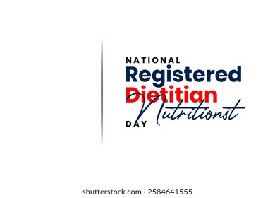 Registered Dietitian Nutritionst Day holiday concept