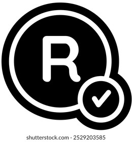 Icono registrado, símbolo de marca