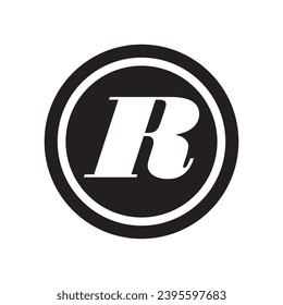 plantilla de diseño de icono de logotipo registrado