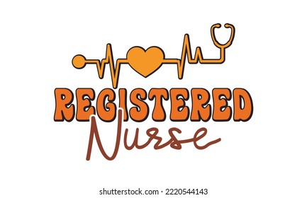 Registered Nurse svg, Nurse svg, Nurse Typography T-shirt design, Nursing Black T-shirt design, Doctor T-shirt design Can be used for menu, One Lucky Nurse Printable Vector Illustration svg