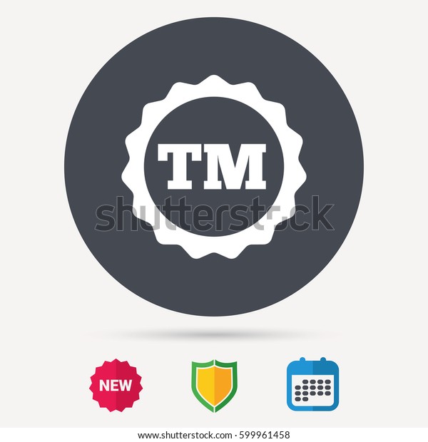 Vector De Stock Libre De Regalias Sobre Icono De Marca Registrada Tm Simbolo