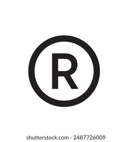 Arte vectorial de iconos de Marca comercial registrada  