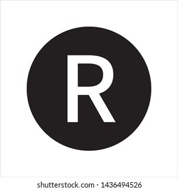 Registered Trademark Logo White