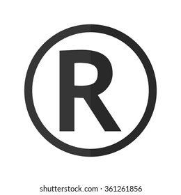 Registered Trademark -  vector icon