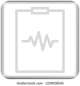 registration check up  icon vector