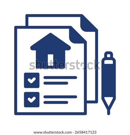 Registration Form Icon Element For Design