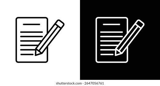 Icono de formulario de registro. Icono de Vector Diseño gráfico. Iconos de Ui Ux