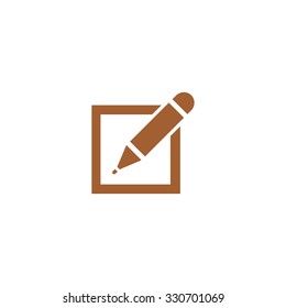 Registration icon.