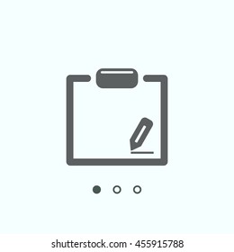 Registration Icon, vector, icon flat