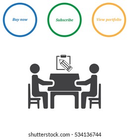 Registration Icon Vector flat design style