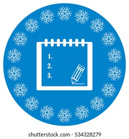 Registration Icon Vector flat design style