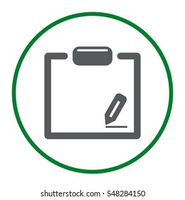 Registration Icon Vector flat design style