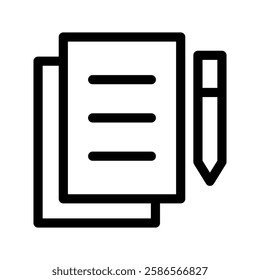 Registration Icon Vector Symbol Design Illustration