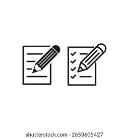 Ícone do vetor de registro. Ilustração em preto isolada sobre fundo branco para design gráfico e web.