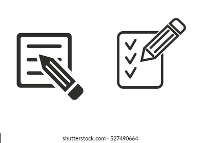 Registration vector icon. Black illustration isolated on white background for graphic and web design.