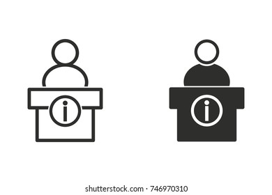 Registration vector icon. Black illustration isolated on white background for graphic and web design.