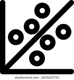 Regression, Linear Regression, Statistics Outline Icon