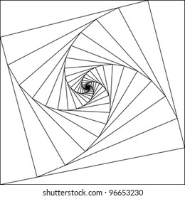 Regression. Vector illustration (EPS8). All parts (object) closed, possibility to edit, without transparence.