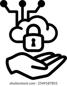 regtech cloud tech fintech technology lock password information 4958