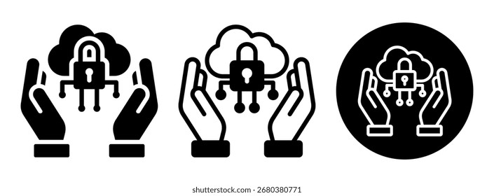Glifo de Coleção de Ícones Regtech e Ilustração de Vetor Misto