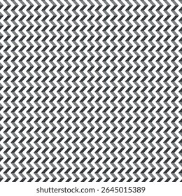 Motif régulier de chevron en zigzag noir et blanc, arrière-plan géométrique abstrait à texture harmonieuse en zigzag