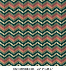 Regular black and white zigzag chevron pattern, seamless zig zag line texture abstract geometry background