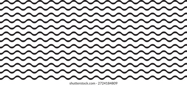 Regelmäßiges schwarz-weißes Zickzack-Chevron-Muster, nahtlose Zickzack-Linienstruktur abstrakte Geometrie Hintergrund.