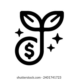 Regular investment (long term investment,) vector icon illustration