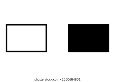 Regular and irregular polygons in mathematics. Vector illustration isolated on white background.